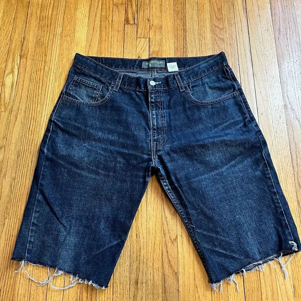 Levi’s Silvertab Shorts Mens 36 Vintage Cut Off Jeans Boot Blue
